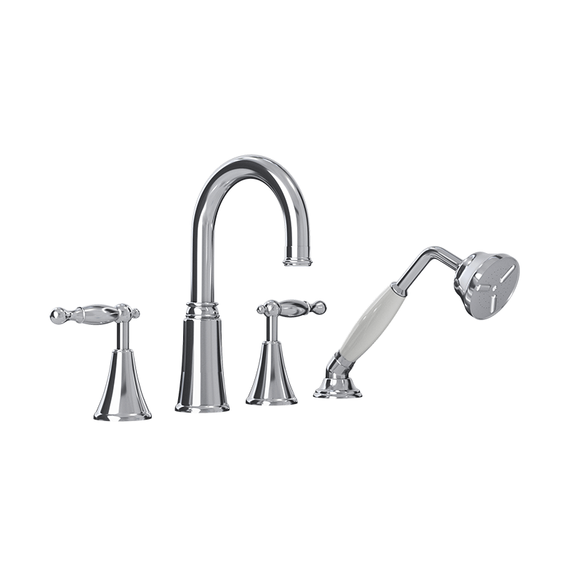 Rubi Qabil Deck Mount Tub Faucet Chrome - RAR24QCC