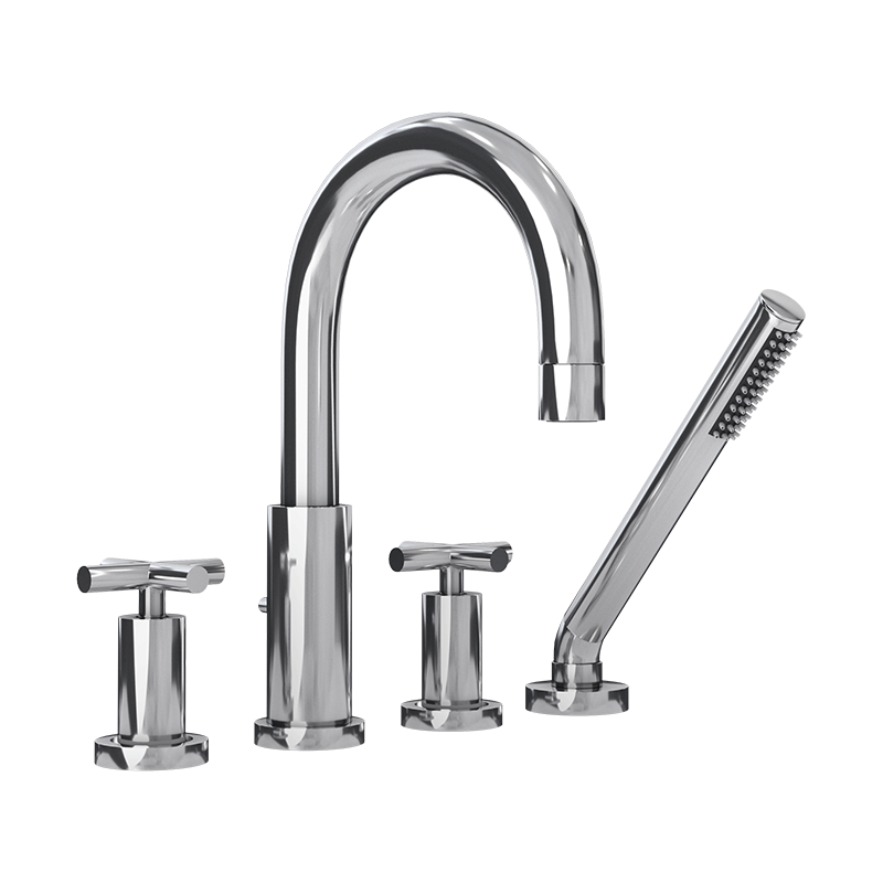 Rubi Alex Deck Mount Tub Faucet Chrome - RCA24ACC