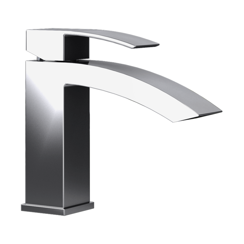 Rubi Fall Single Hole Lav. Faucet With Push Drain Chrome - RFA11BCC