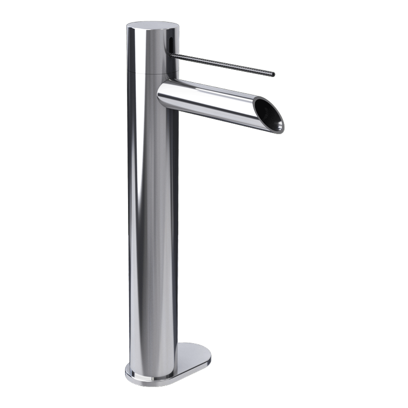 Rubi Kronos Vessel Lav. Faucet With Push Drain Chrome - RKR11XCC