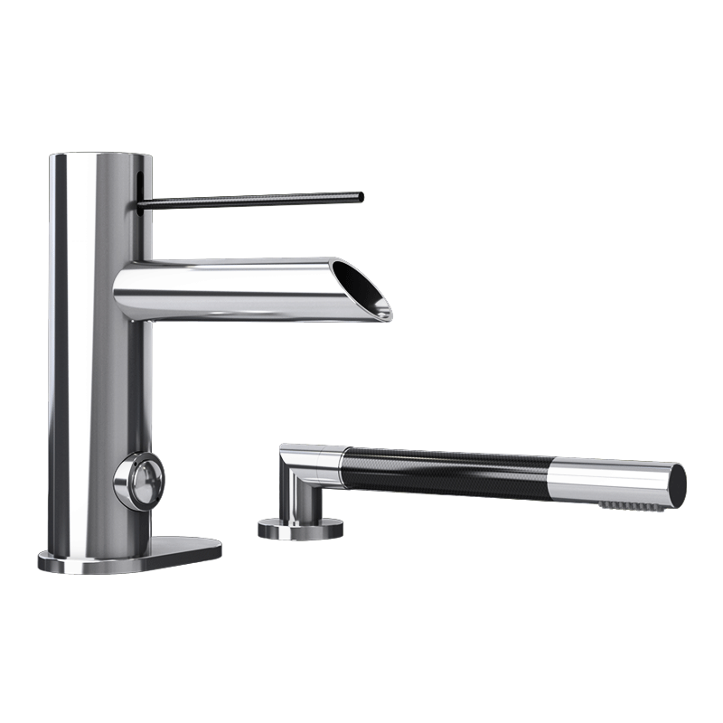 Rubi Kronos Deck Mount Tub Faucet Chrome - RKR22DCC