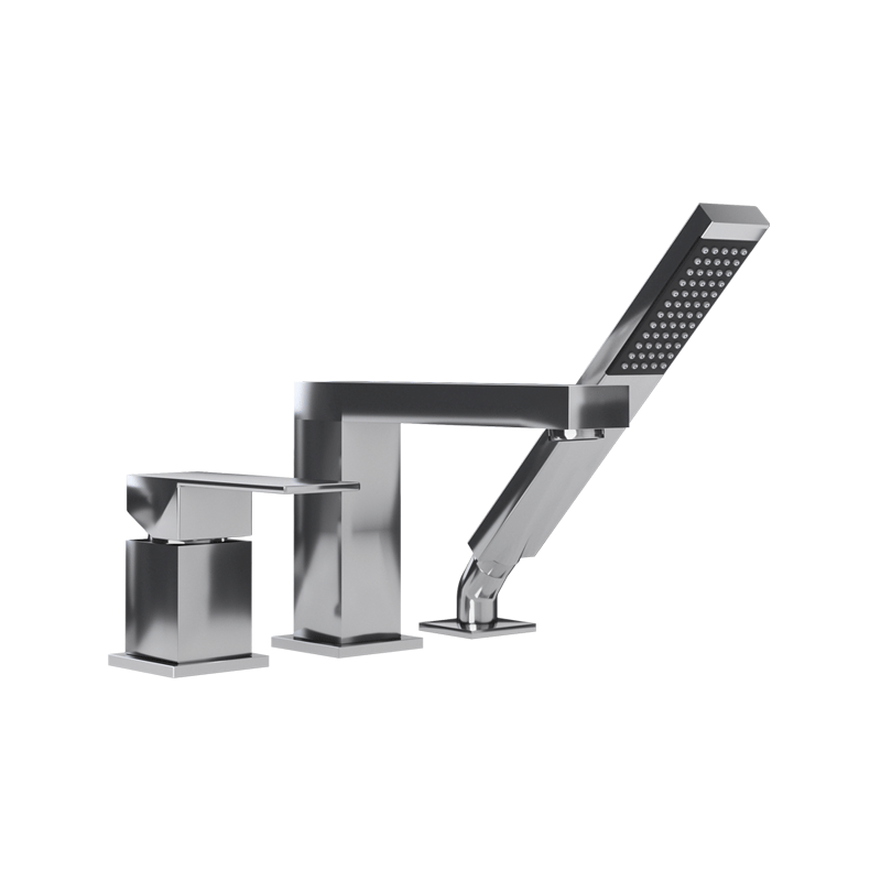 Rubi Quatro Deck Mount Tub Faucet Chrome - RQT23DCC