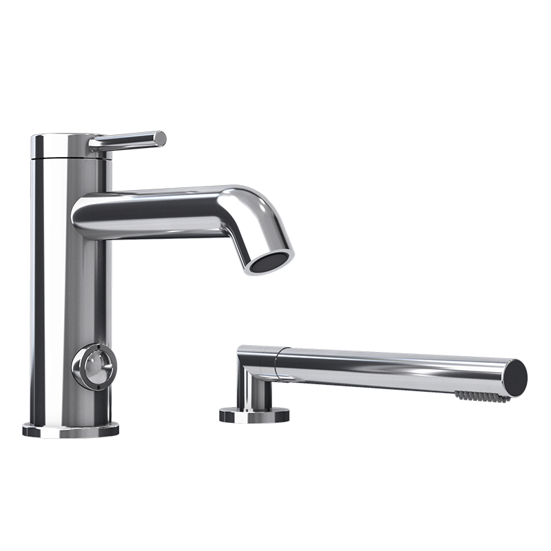 Rubi Vertigo Deck Mount Tub Faucet Chrome - RVT22DCC