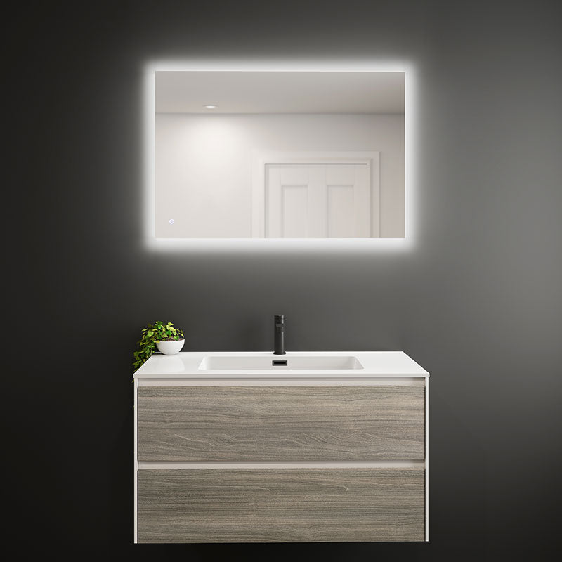Rubi MIRO LED Mirror 36" X 24" Backlit Frameless - RMI9060B