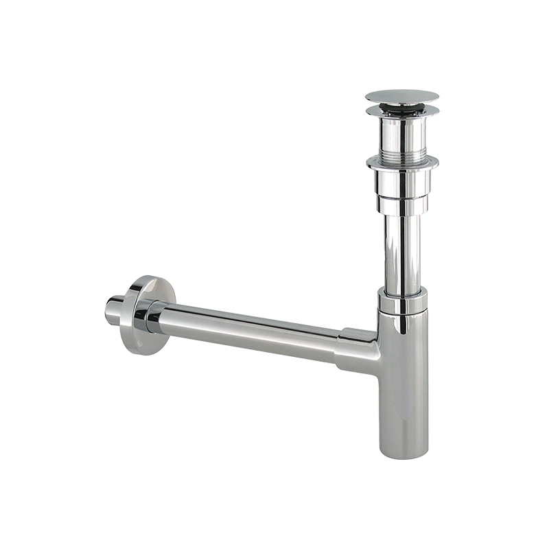 Rubi Basin P-Trap / Pop-Up Without Overflow Stainless Steel - R394STPIX