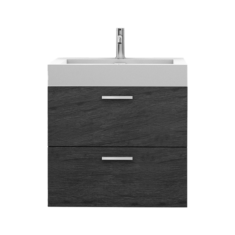 Rubi Arto 23" Wall Hung Vanity w. Integrated Sink Oak – RTO580KOK