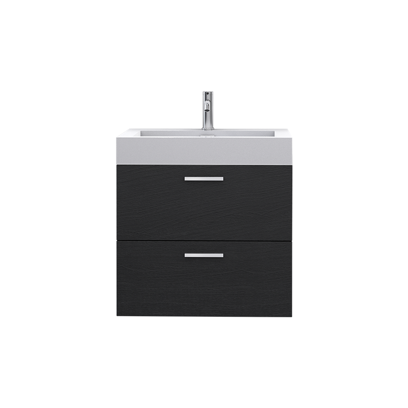 Rubi Arto 23" Wall Hung Vanity w. Integrated Sink Matte White – RTO580SKMBL