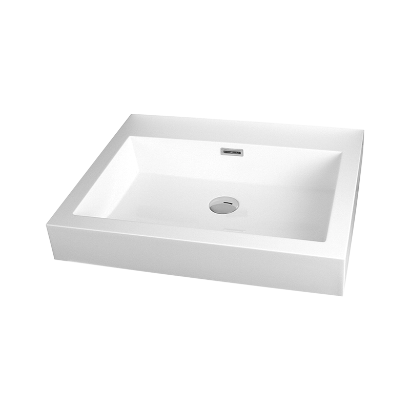 Rubi Arto 23" Composite Countertop w. Integrated Sink White – RTO584FBL