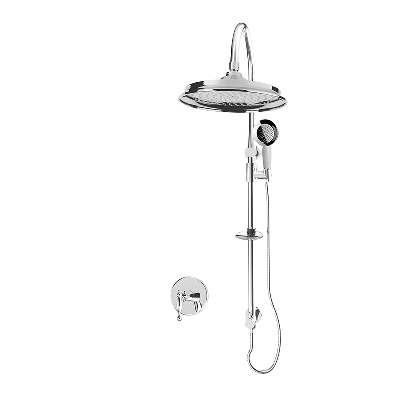 Rubi Qabil Pressure Balance One Function Shower System Chrome - RAR714QCC