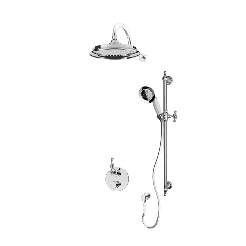 Rubi Qabil Thermostatic Two Function Shower System Chrome - RAR811QCC