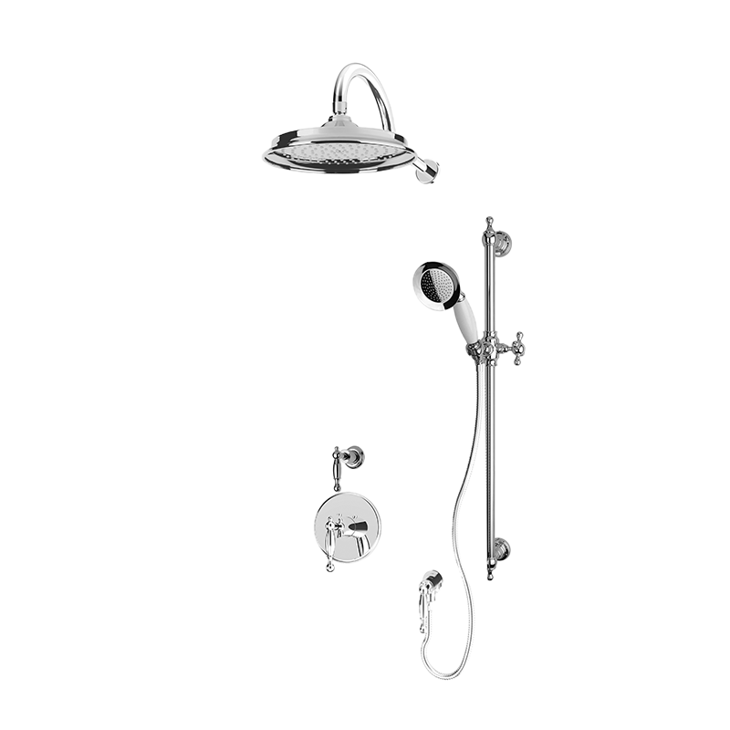 Rubi Qabil 3/4" Thermostatic Two Function Shower System Chrome - RAR911Q-1CC