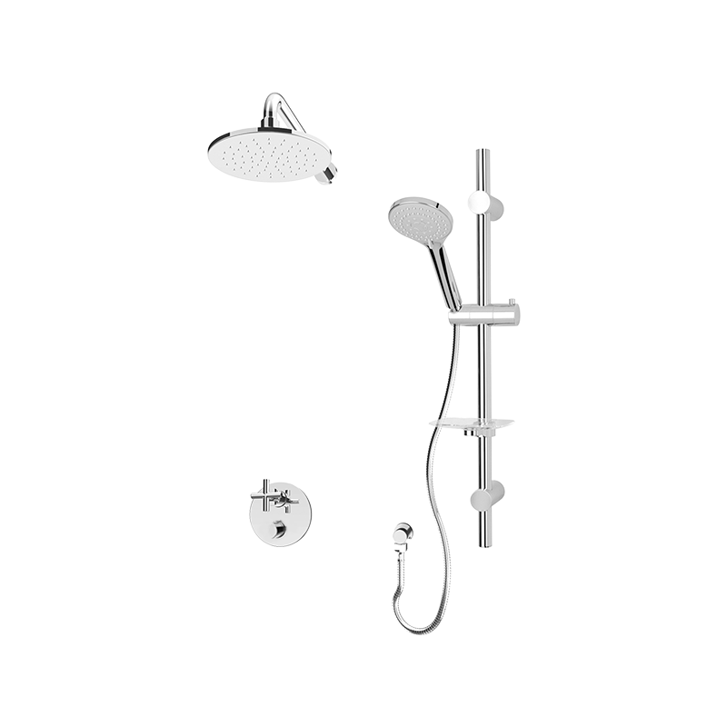 Rubi Alex Thermostatic Two Function Shower System Chrome - RCA811ACC
