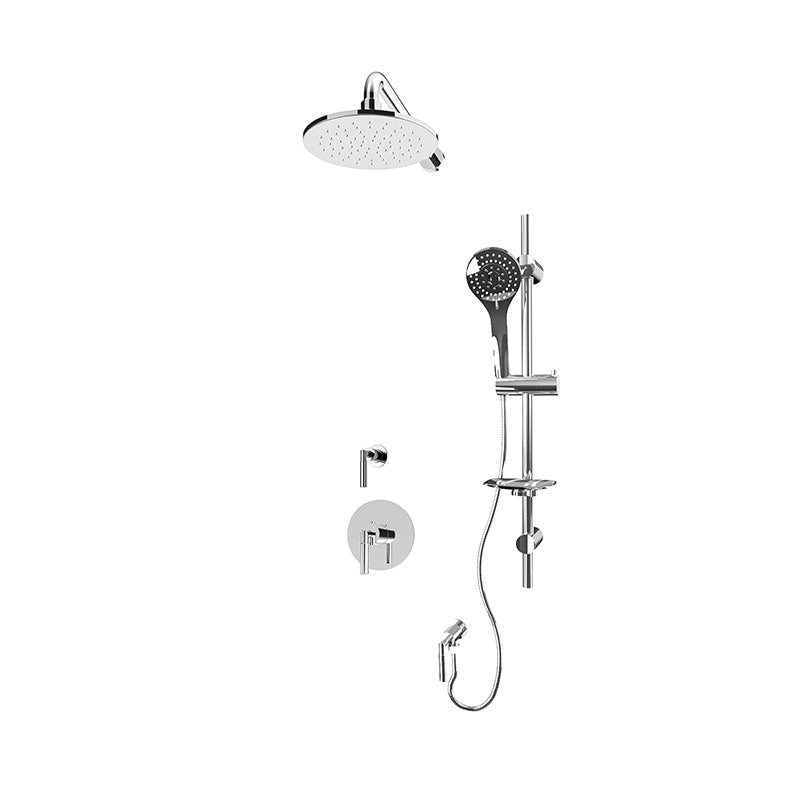 Rubi Dana Two Function 3/4" Thermostatic Shower System Chrome – RCAD1B10-33N-CC