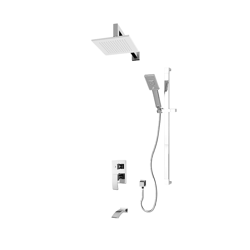 Rubi Fall Pressure Balance Two Function Shower System Chrome - RFA717CC