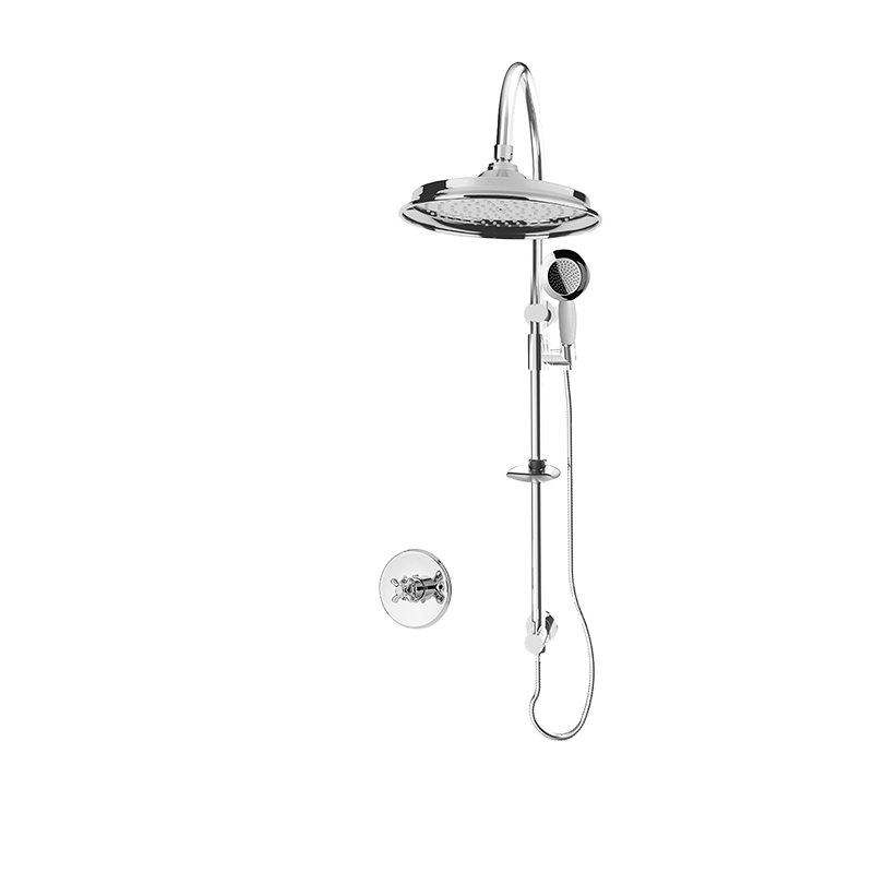 Rubi Jade Pressure Balance One Function Shower System Chrome - RJA714CC