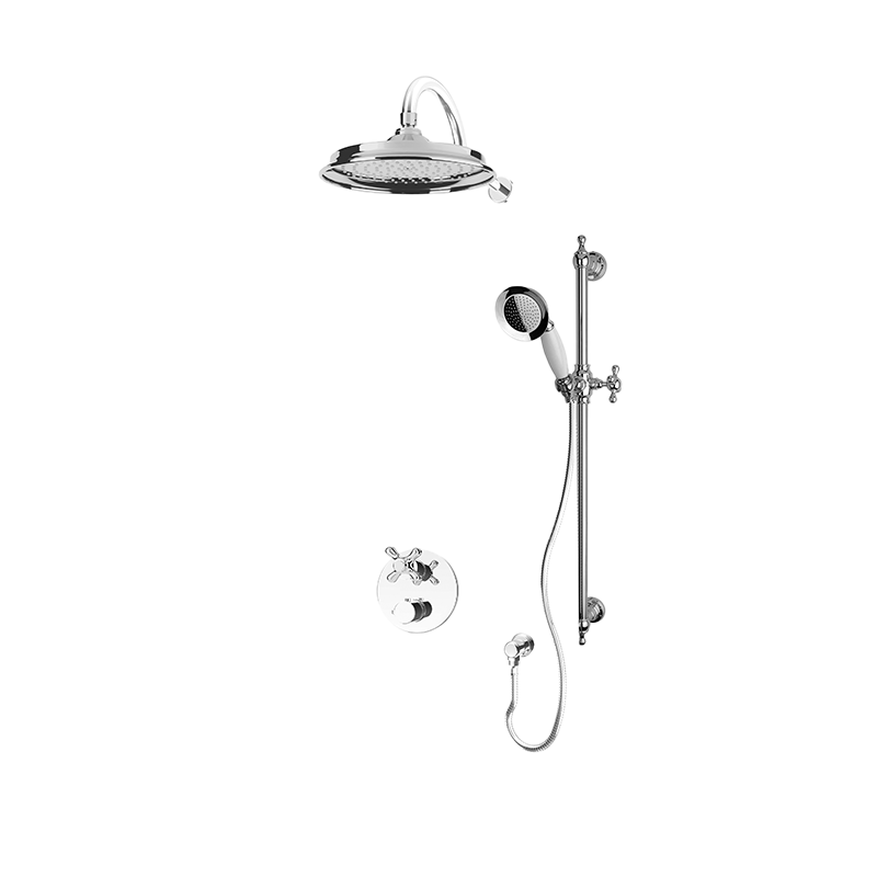 Rubi Jade Thermostatic Two Function Shower System Chrome - RJA811CC