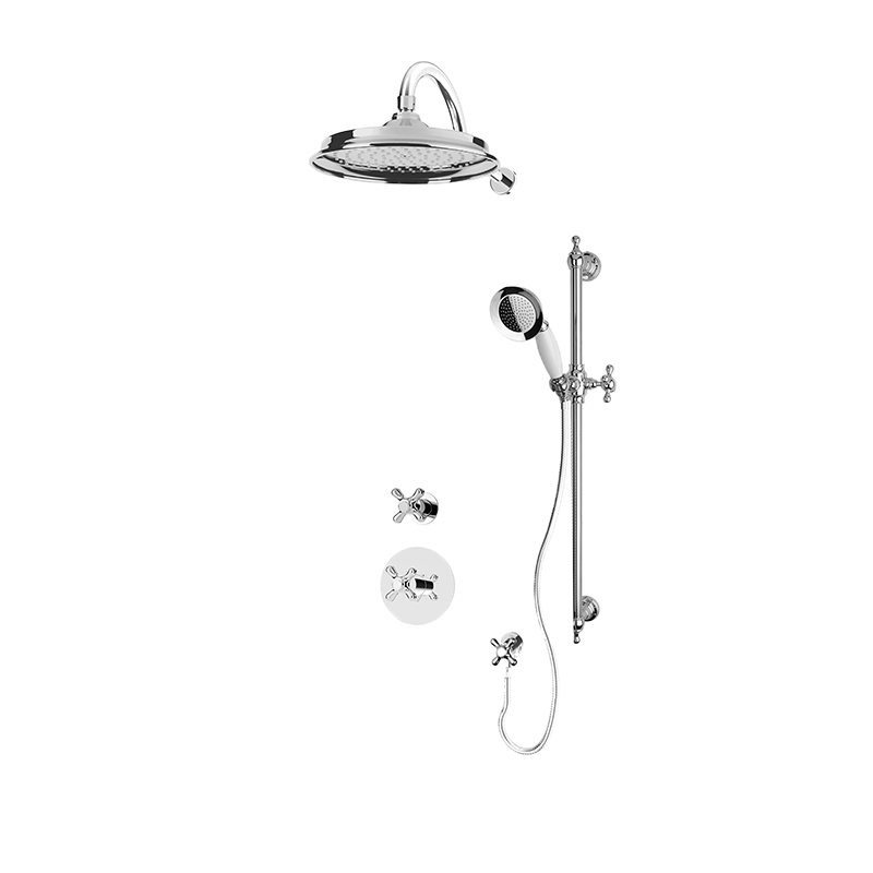Rubi Jade 3/4" Thermostatic Two Function Shower System Chrome - RJA911-1CC