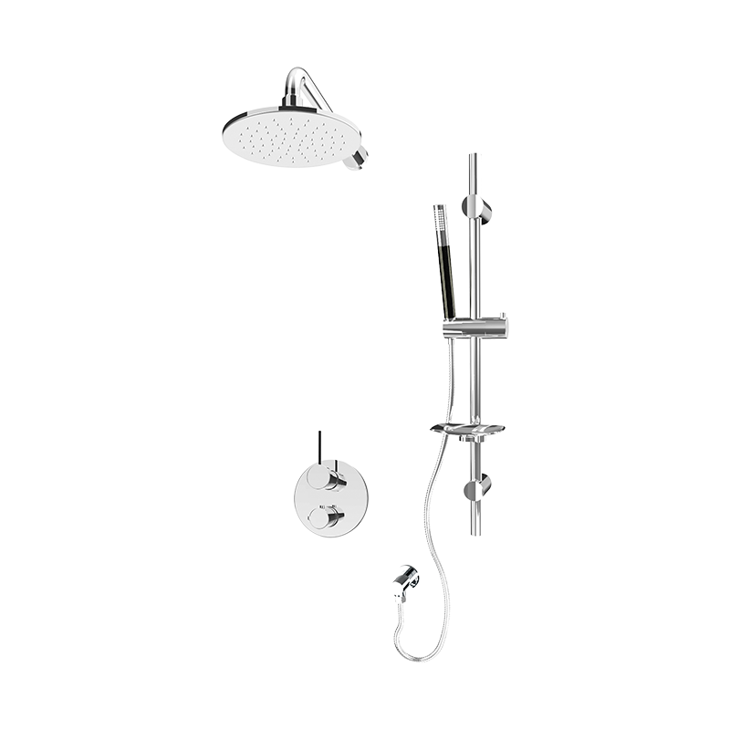 Rubi Kronos Thermostatic Two Function Shower System Chrome - RKR811CC