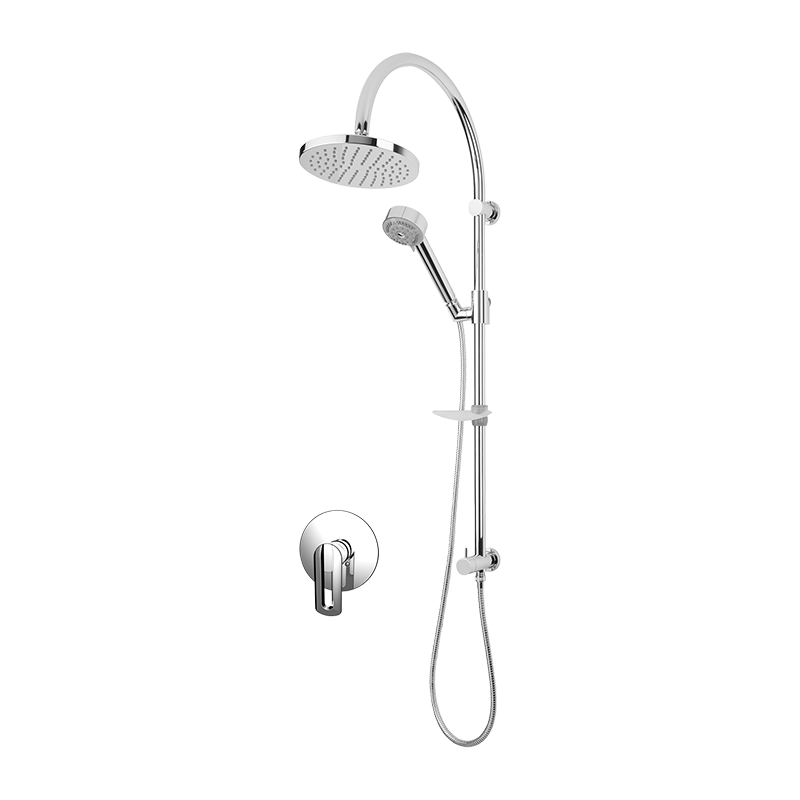 Rubi Myrto Pressure Balance One Function Shower System Chrome - RMY714CC