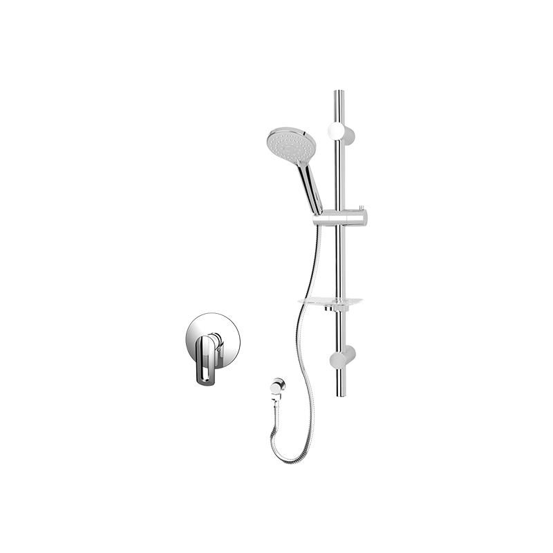 Rubi Myrto Pressure Balance One Function Shower System Chrome - RMY77K02CC