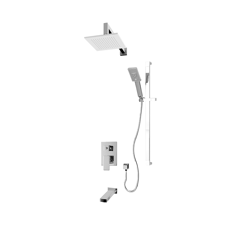 Rubi Quatro Pressure Balance Shower and Tub System Chrome - RQT717-1CC