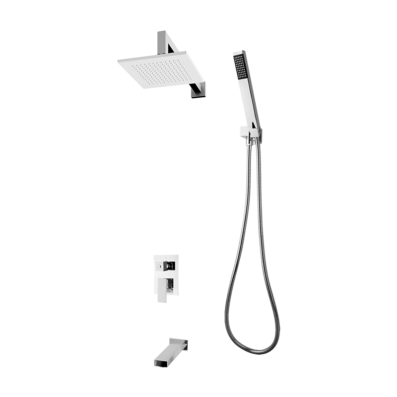 Rubi Quatro Pressure Balance Shower and Tub System Chrome - RQT79K01CC