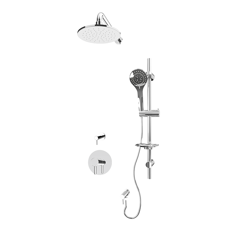 Rubi Vertigo 3/4" Thermostatic Two Function Shower System Chrome - RVT911CC