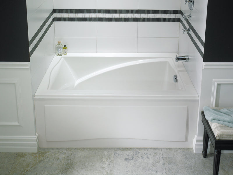 Neptune Delight 6032 IFS Acrylic Alcove Right Drain Bathtub in White – 220121-000-001-002