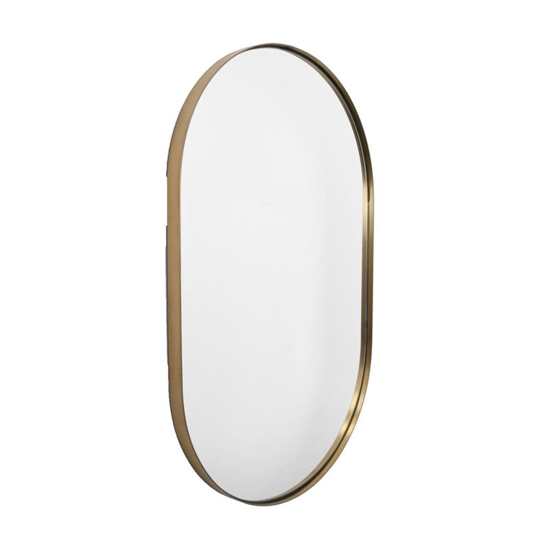 Pearl Eden 24" Framed Oval Bathroom Mirror Gold - GDE2436-GD