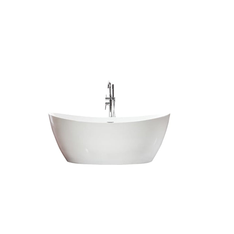 Neptune Florence F1 3266 AFR Acrylic Freestanding Center Drain Bathtub in White – 220040-000-001-000