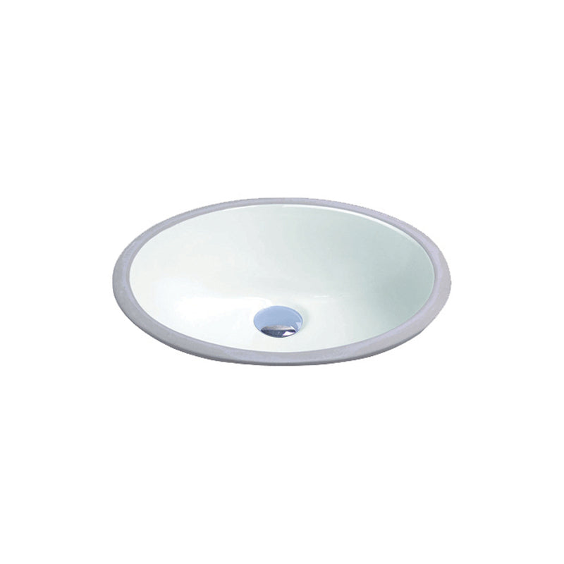 Vogt Glan 15" Round Porcelain Undermount Bathroom Sink – BS.1311.G12-60
