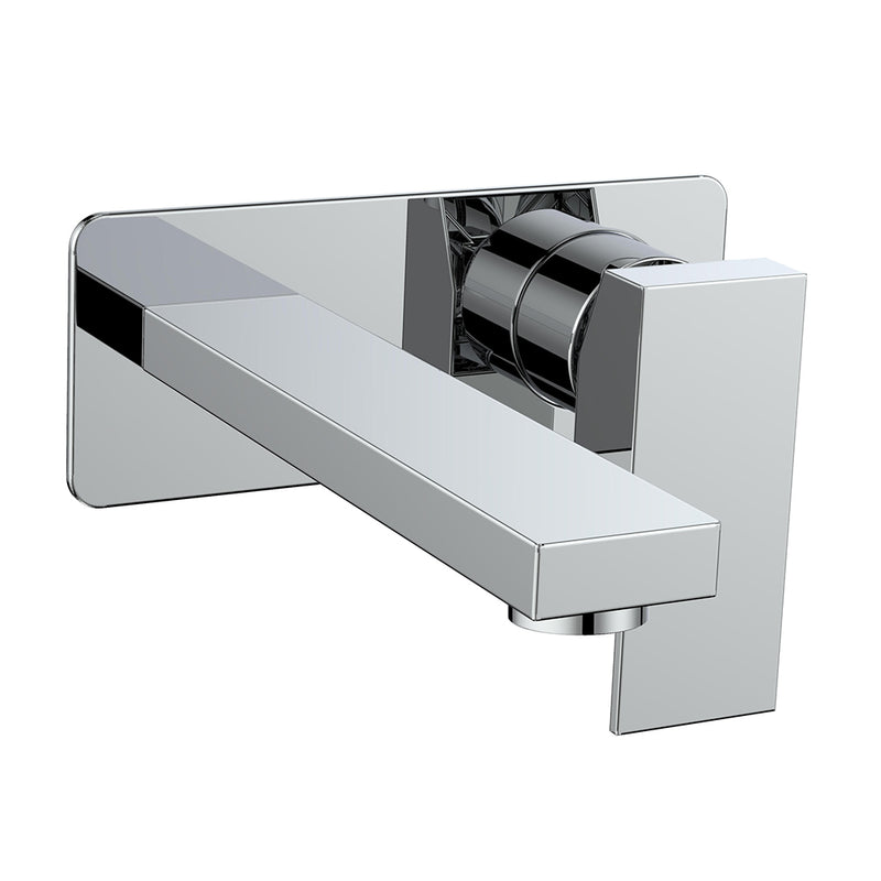 Vogt Kapfenberg Wall-Mount Bathroom Sink Faucet with Single Face Plate – Chrome – BF.KG.1410.CC