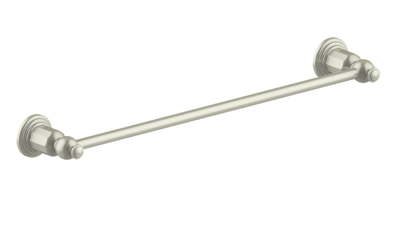 Vogt Carinthia 18" Towel Bar – Brushed Nickel – BA.0610.BN
