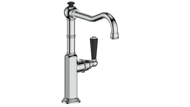 Vogt Carinthia Kitchen Bar & Prep Faucet – Chrome  Matte Black – KF.12CA.2100.CB