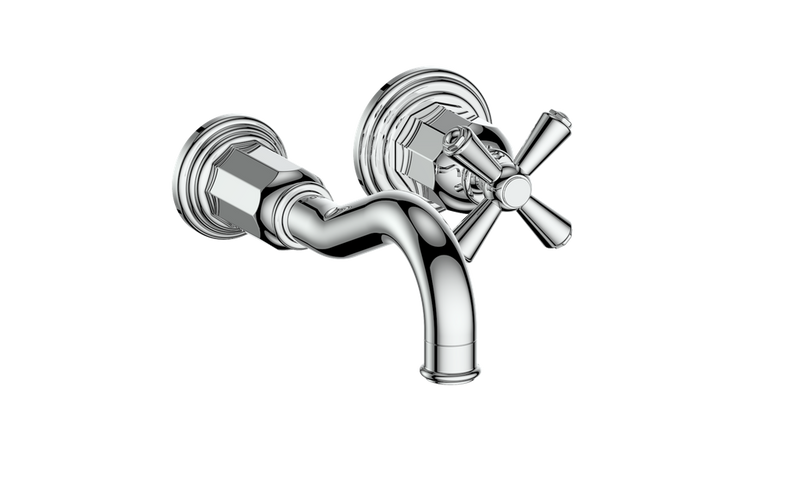 Vogt Carinthia Wall-Mount Bathroom Sink Faucet – Chrome – BF.C3.1420.CC