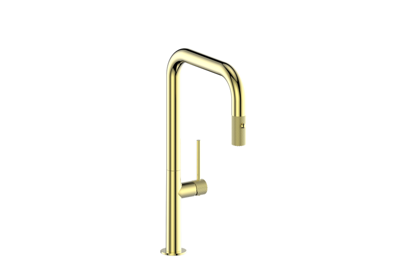 Vogt Drava 16" Pull-Down Kitchen Faucet – Brushed Gold – KF.16D3.1214.BG