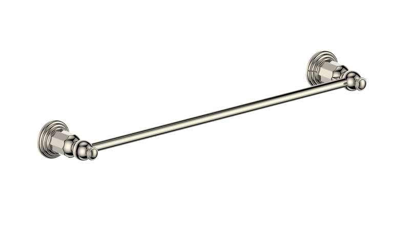 Vogt Carinthia 18" Towel Bar – Polished Nickel – BA.0610.PN