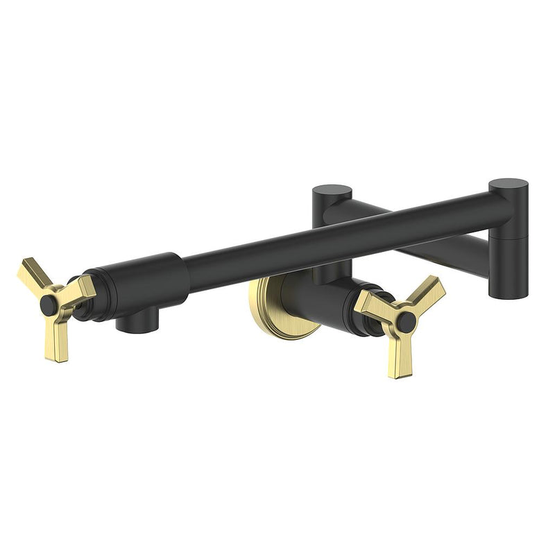 Vogt Zehn Kitchen Pot Filler – Matte Black / Brushed Gold – KF.ZN.13.BGB
