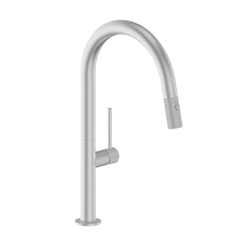 Vogt Drava 16" Pull-Down Kitchen Faucet – Stainless Steel – KF.16D1.1214.SS