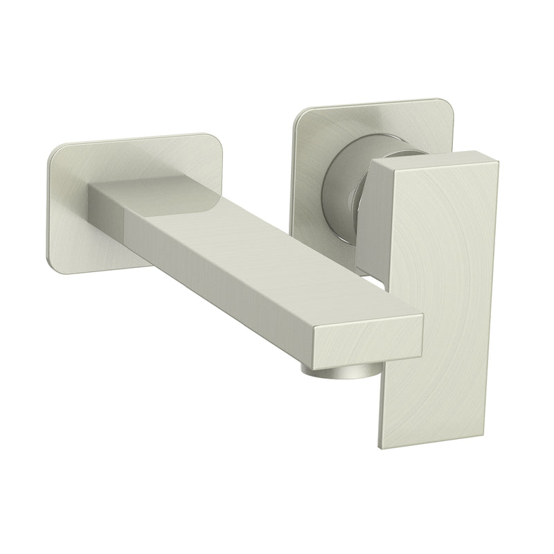 Vogt Kapfenberg Wall-Mount Bathroom Sink Faucet – Brushed Nickel – BF.KG.1400.BN