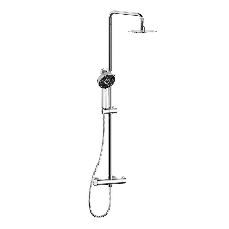 Vogt Worgl Exposed 2-Function Thermostatic Shower System – Chrome – SET.WL.221.211.CC
