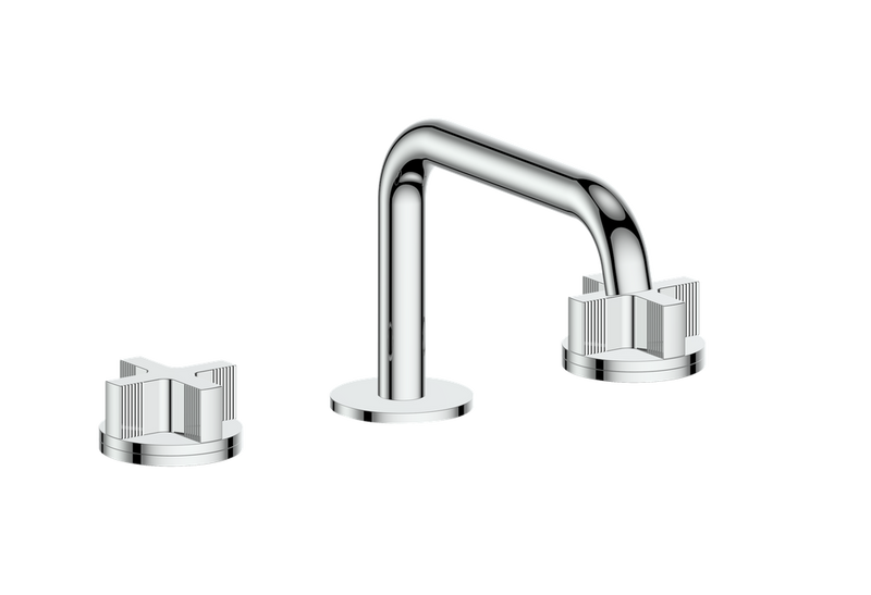 Vogt Mond 8" Widespread Bathroom Sink Faucet with Pop-Up Drain – Chrome – BF.M3.1321.CC