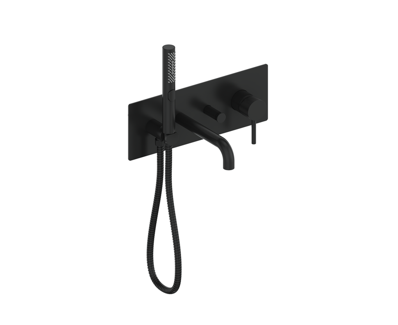 Vogt Drava Wall-Mount Tub Filler – Matte Black – BF.DA.2200.MB