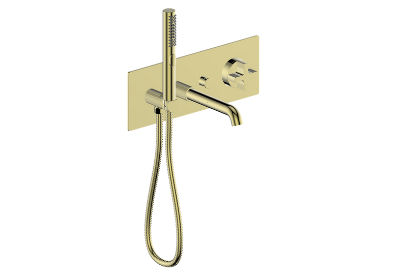 Vogt Mond Wall-Mount Tub Filler – Brushed Gold – BF.M3.2200.BG