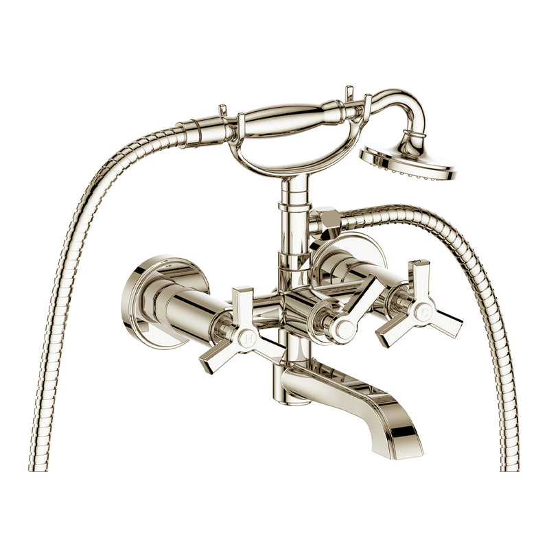 Vogt Zehn Wall-Mount Tub Filler – Polished Nickel – BF.Z3.2200.PN