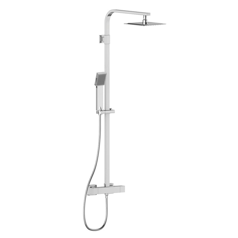 Vogt Kapfenberg Exposed 2-Function Thermostatic Shower System – Chrome – SET.KG.221.211.CC