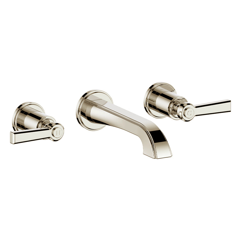 Vogt Zehn Wall-Mount Bathroom Sink Faucet – Polished Nickel – BF.Z1.1500.PN