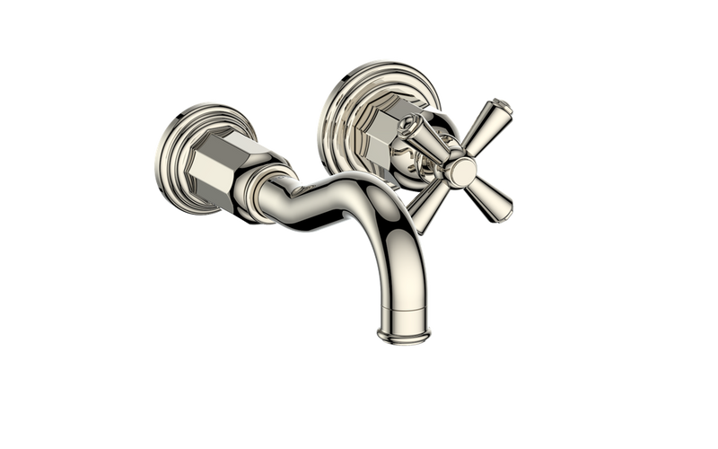 Vogt Carinthia Wall-Mount Bathroom Sink Faucet – Polished Nickel – BF.C3.1420.PN