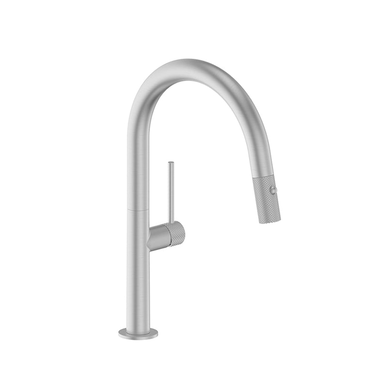 Vogt Drava 13" Gooseneck Bar & Prep Faucet – Stainless Steel – KF.13D1.1214.SS