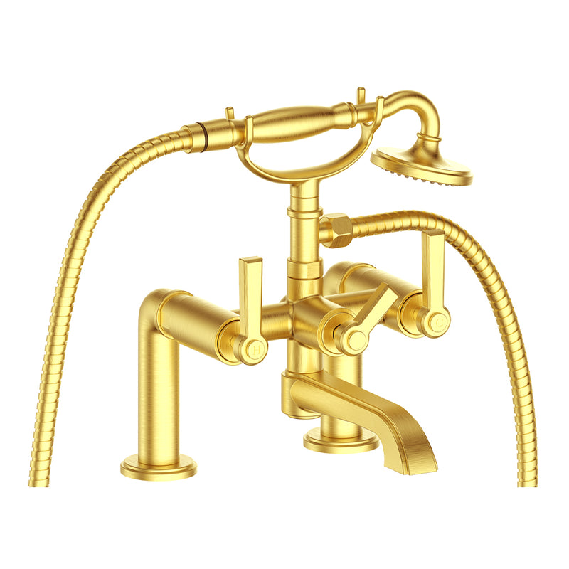 Vogt Zehn 2-Hole Deck-Mount Tub Filler – Brushed Gold – BF.Z1.2000.BG